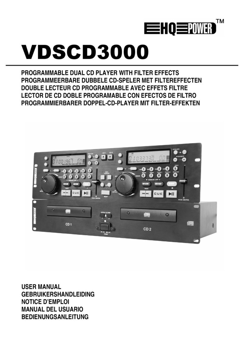 HQ Power VDSCD3000 user manual