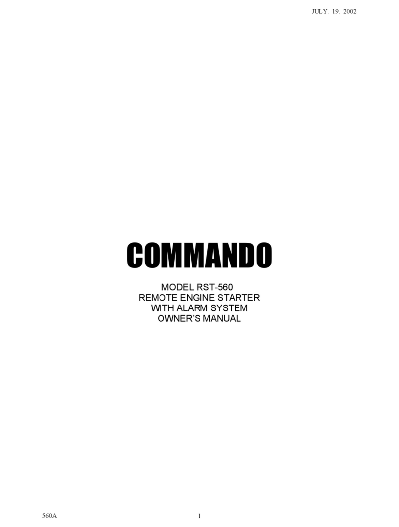 Commando RST-560 owner's manual