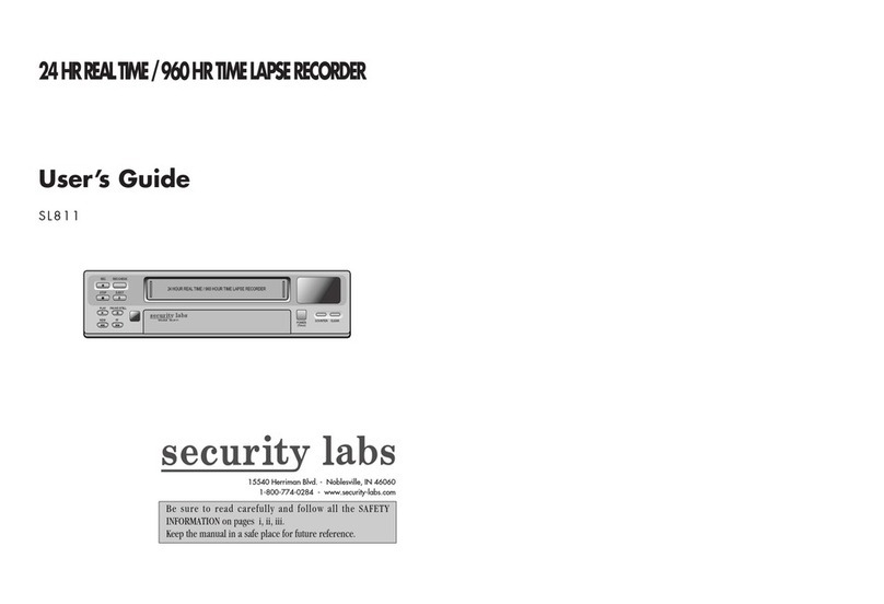 Security Labs SL811 User manual