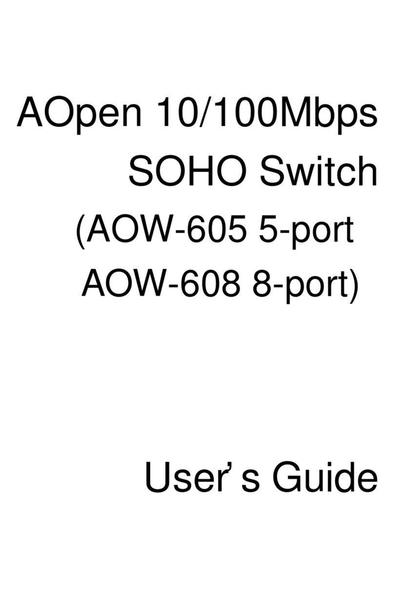 AOpen AOW-605 User manual