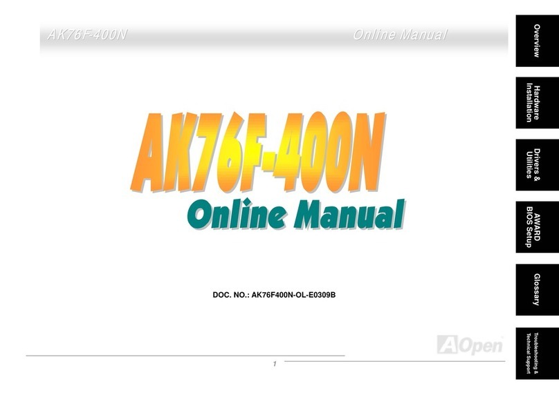 AOpen AK76F-400N Online manual