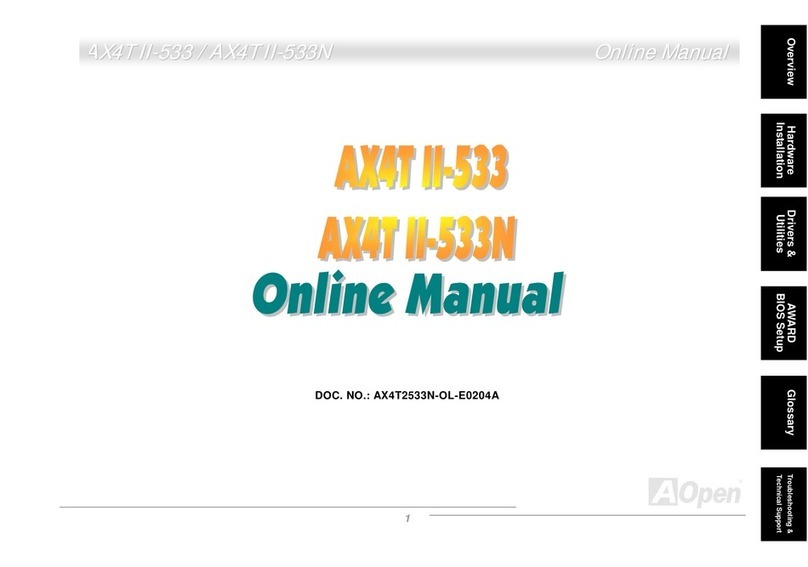 AOpen AX4T II-533 Online manual