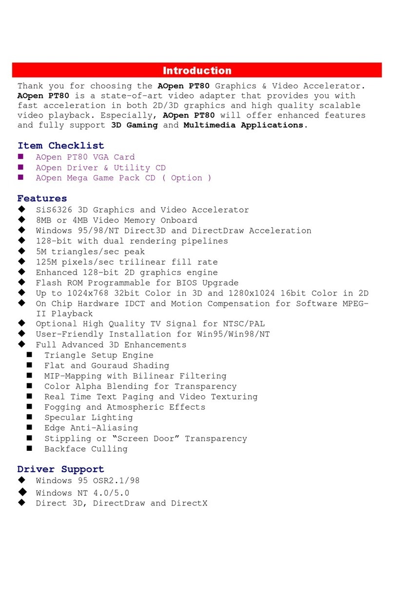 AOpen PT80 user guide