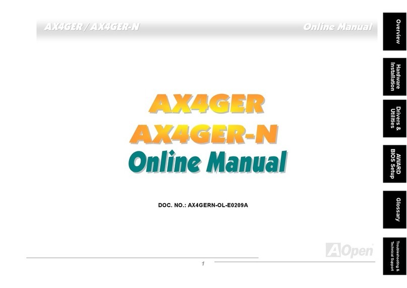 AOpen AX4GER Online manual AOpen AX4GER Online manual