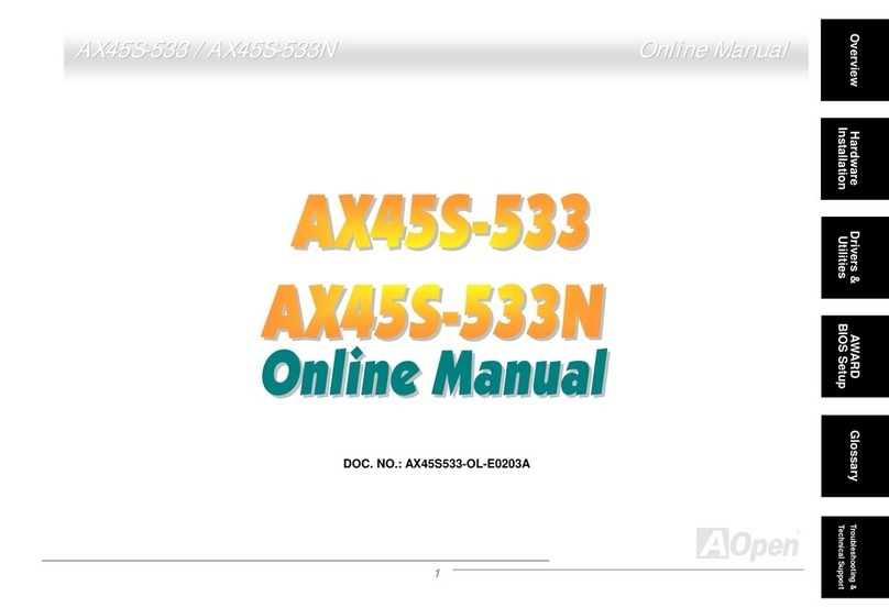 AOpen AX45S-533 Online manual