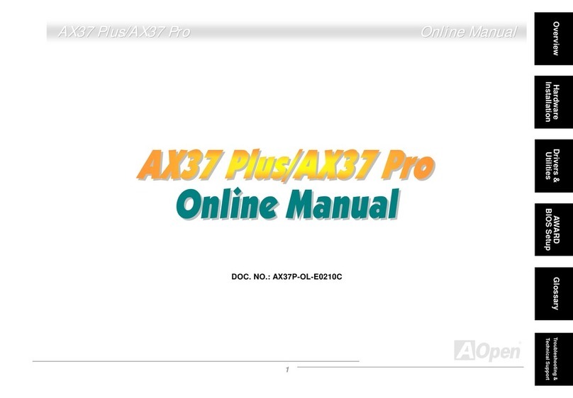 AOpen AX37 PRO Online manual