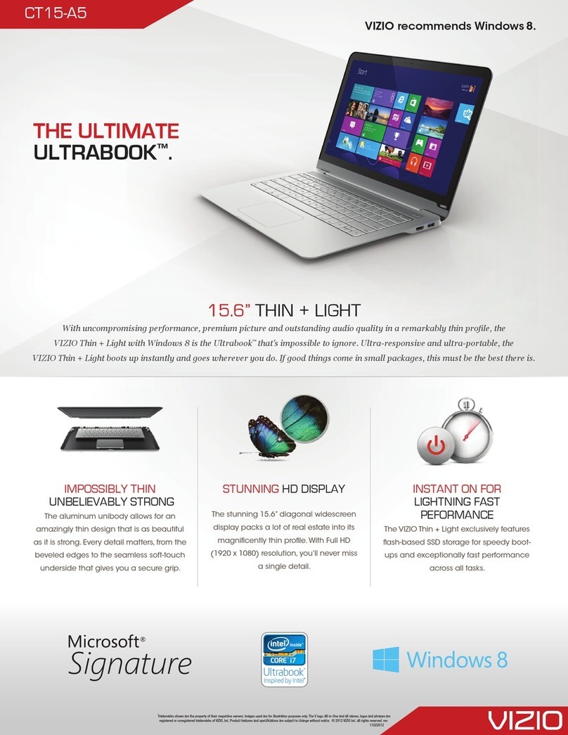 Vizio CT15-A5 Specifications