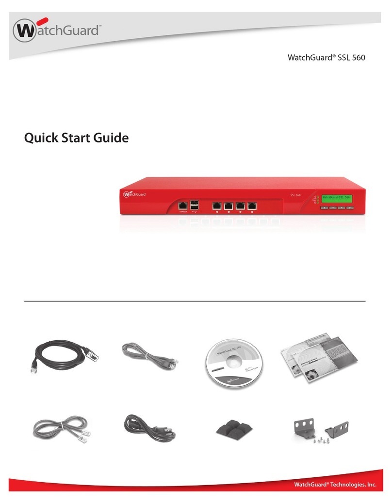 Watchguard SSL 560 User manual