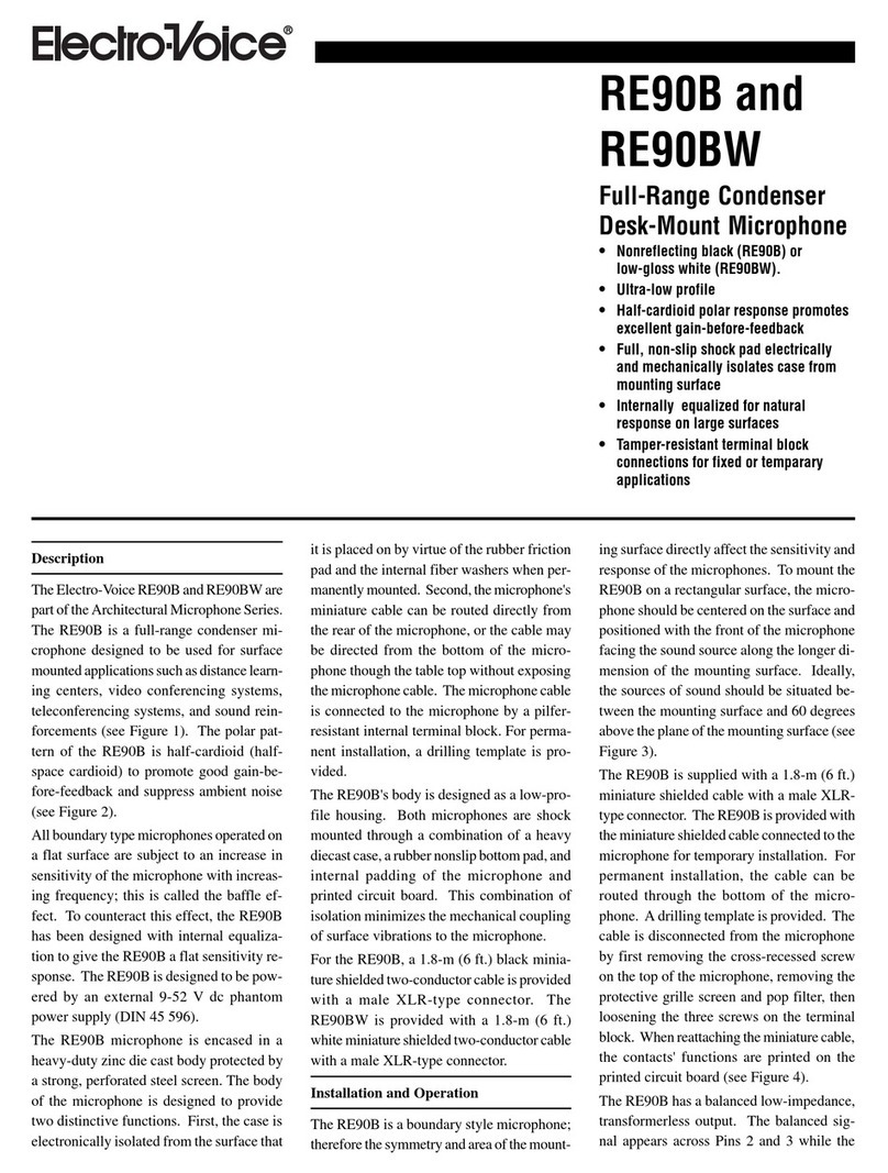 Electro-Voice RE90B User manual Electro-Voice RE90B User manual