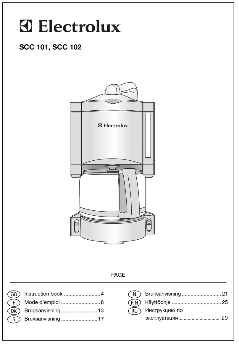 Electrolux SCC 101 Instruction book