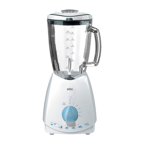 Braun MX 2050 User manual Braun MX 2050 User manual