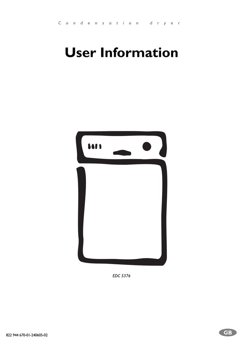 Electrolux EDC 5376 Operation manual