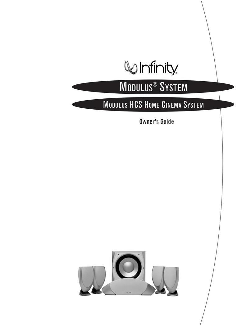 Infinity Infinity Modulus User manual