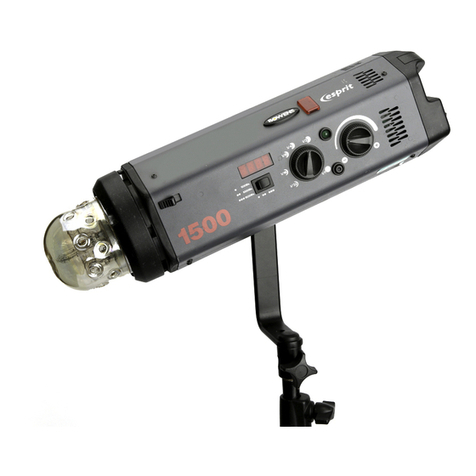 Bowens ESPRIT 1500 operating instructions