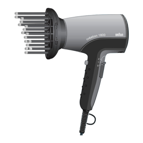 Braun Volume & more CPSC 1800 V3 User manual