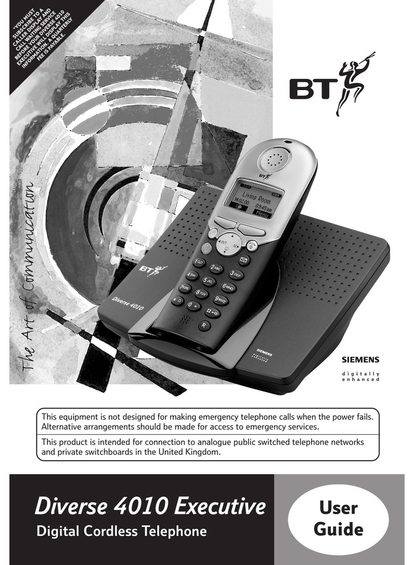 BT DIVERSE 4010 EXECUTIVE User manual