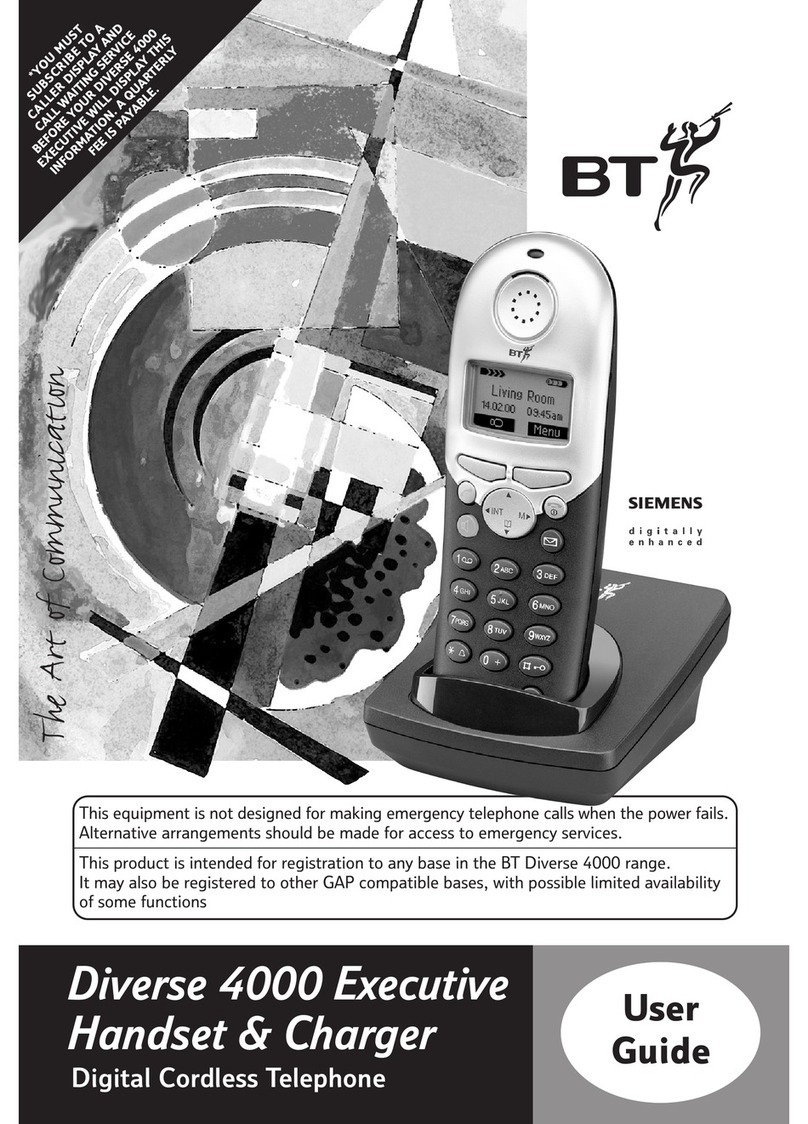 BT DIVERSE 4000 EXECUTIVE user guide