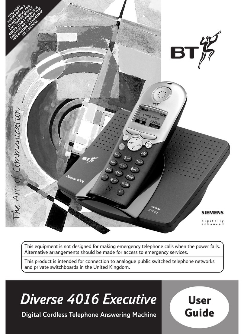BT DIVERSE 4016 user guide