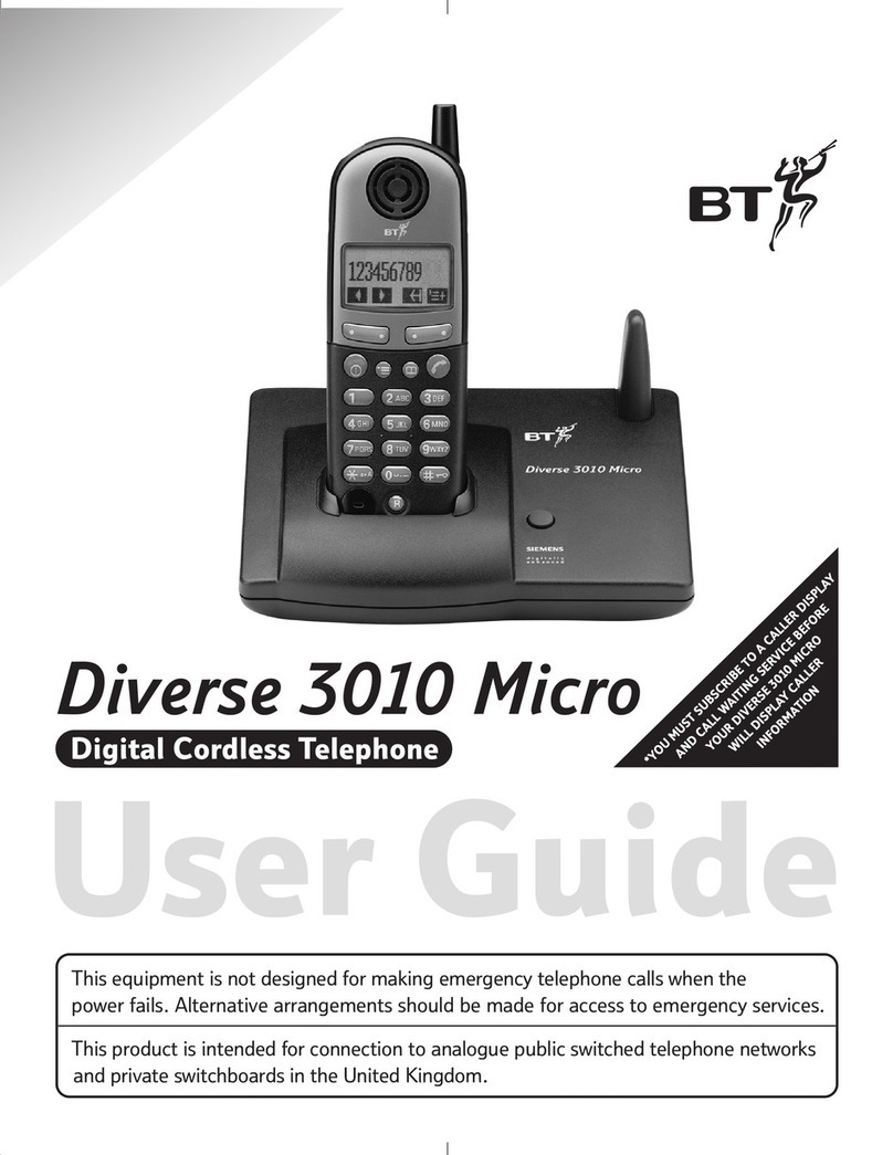 BT DIVERSE 3010 MICRO User manual