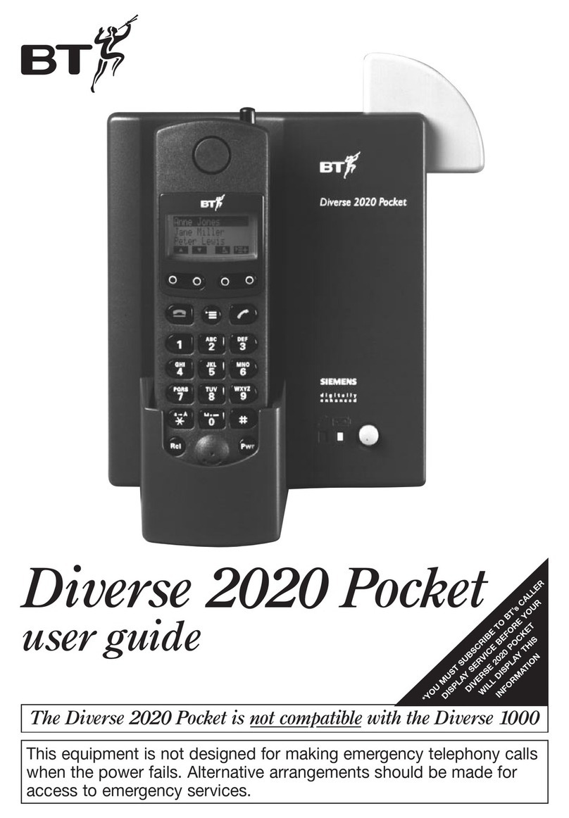 BT DIVERSE 2020 POCKET User manual BT DIVERSE 2020 POCKET User manual