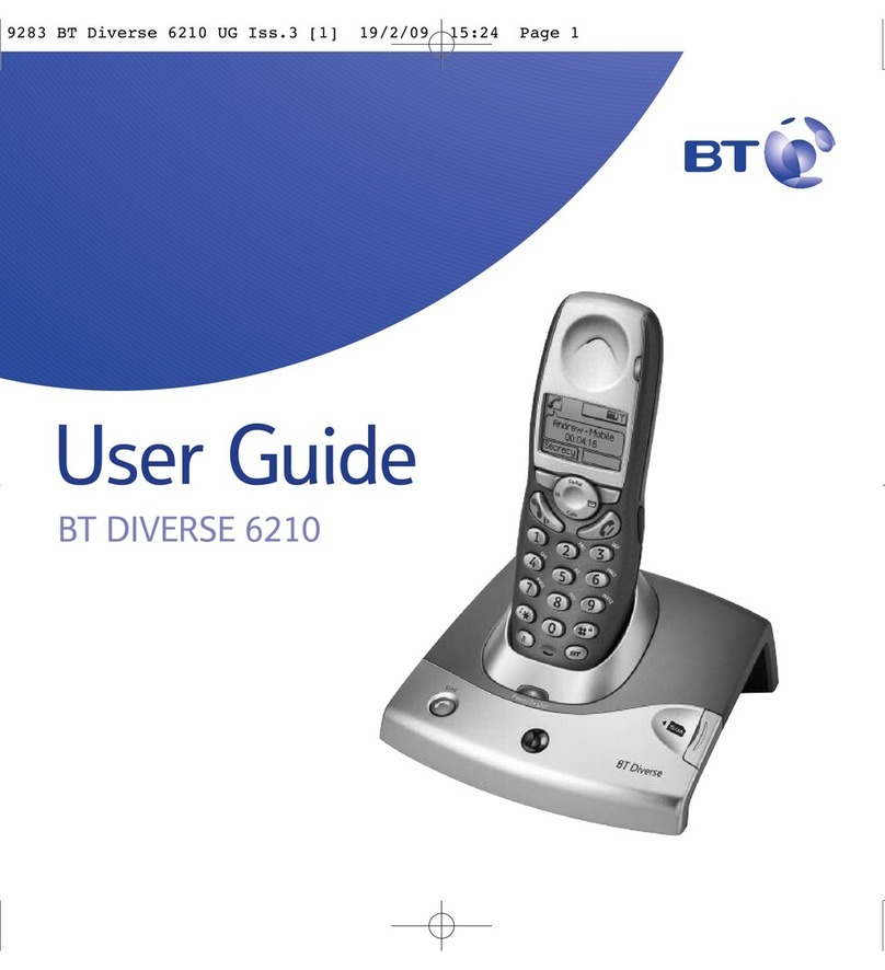 BT Diverse 6210 User manual