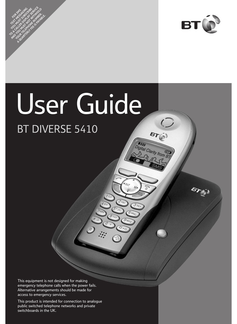 BT DIVERSE 5410 User manual BT DIVERSE 5410 User manual