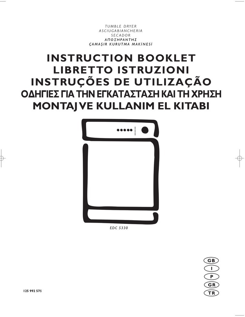 Electrolux EDC 5330 User manual