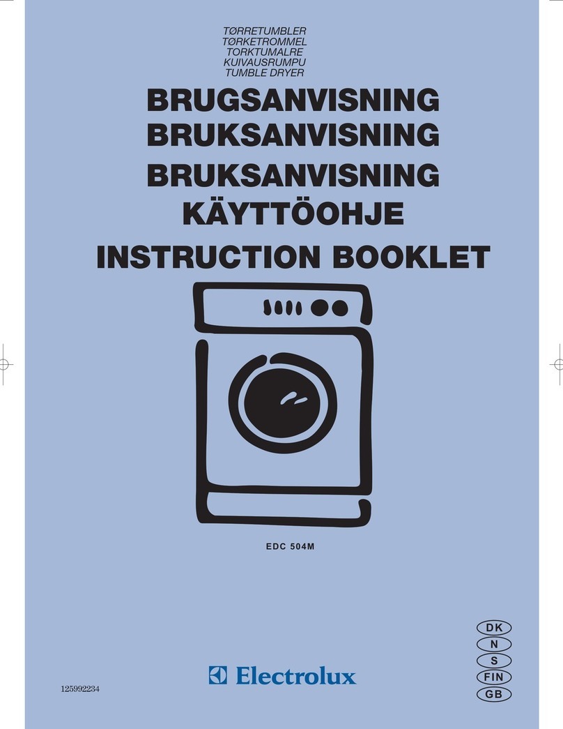 Electrolux EDC 504M Instruction booklet