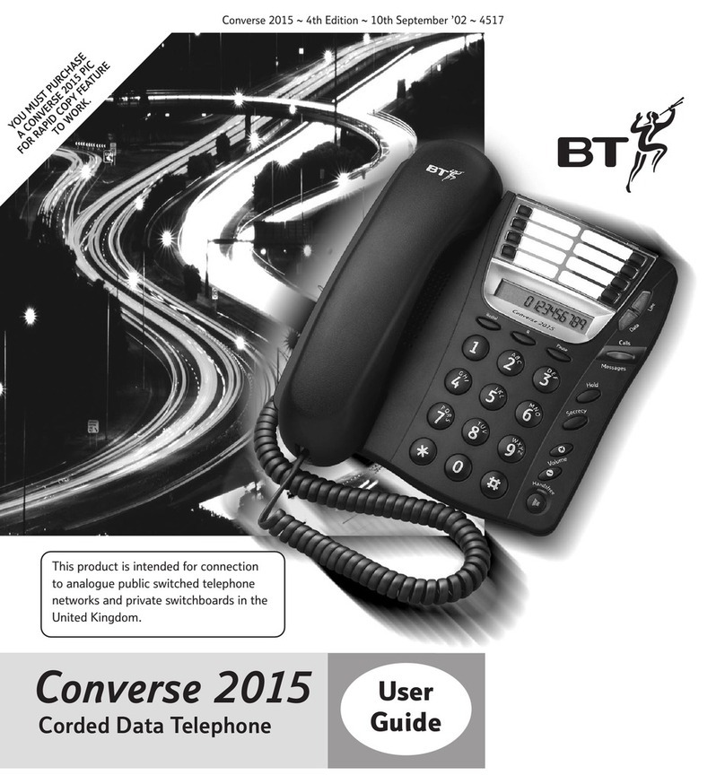 BT CONVERSE 2015 User manual