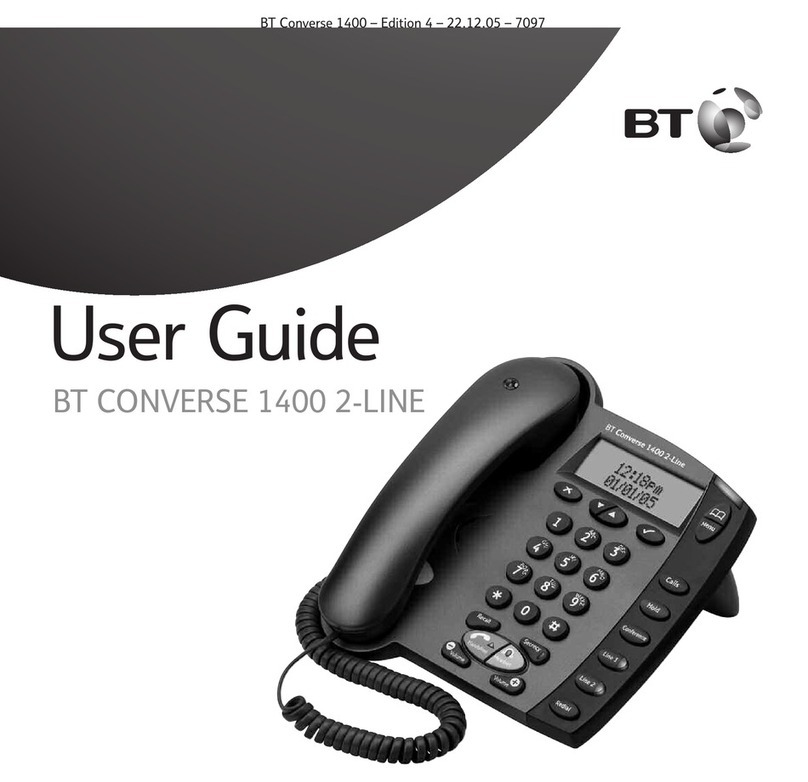 BT CONVERSE 1400 user guide