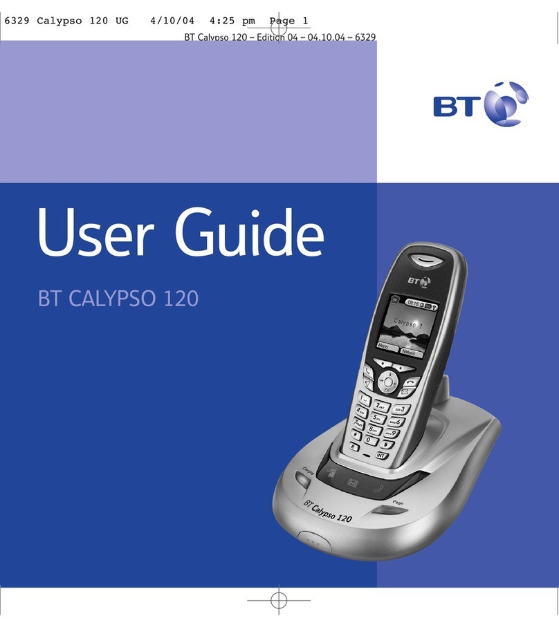 BT CALYPSO 120 User manual