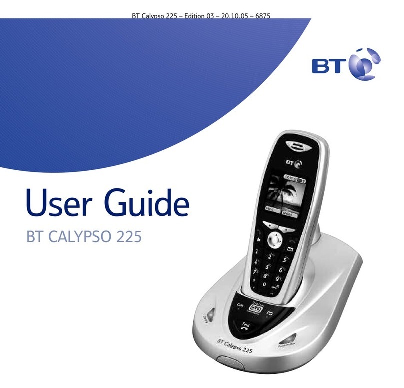 BT CALYPSO 225 User manual