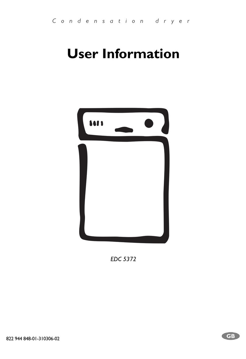 Electrolux EDC 5372 Operation manual