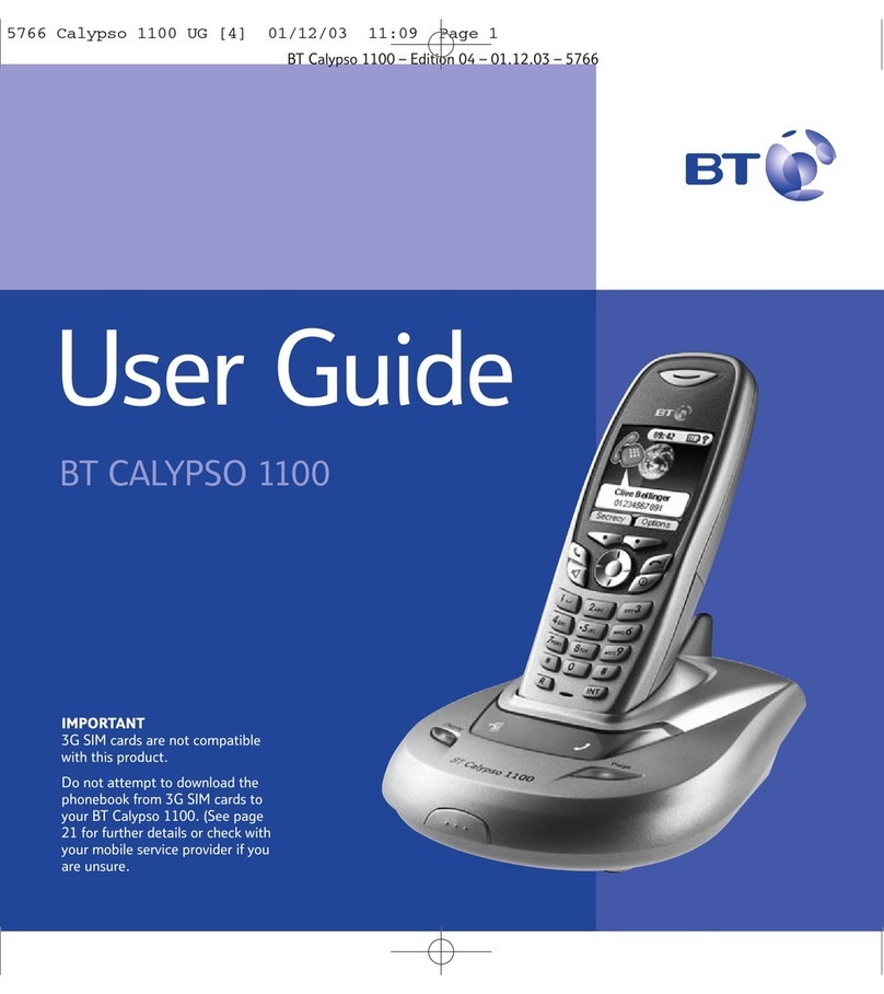 BT CALYPSO 1100 User manual