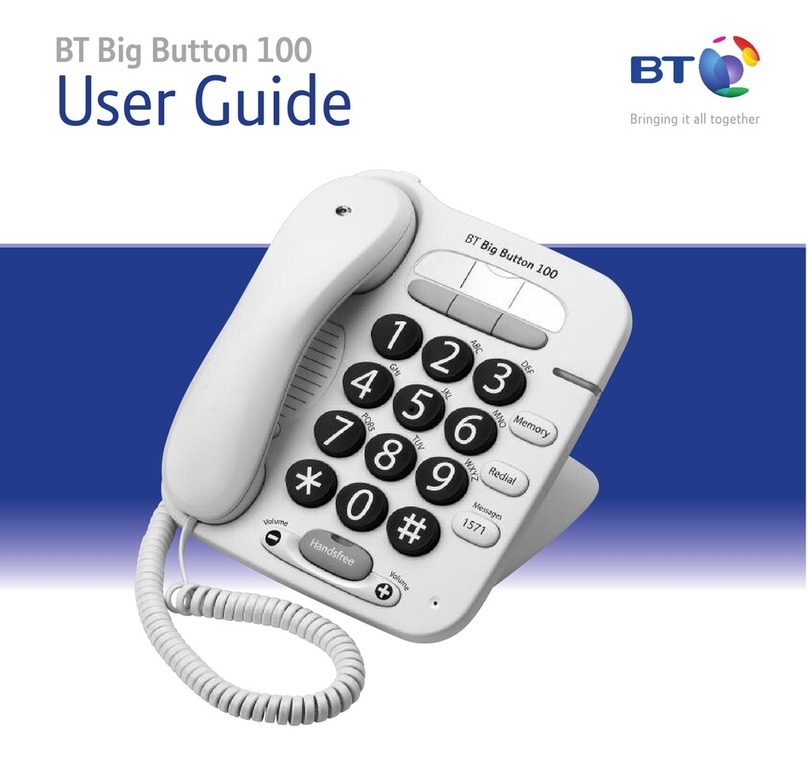 BT Big Button 100 user guide