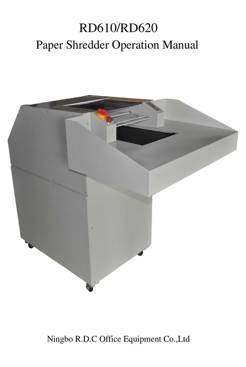 Ningbo RD610 Operation manual