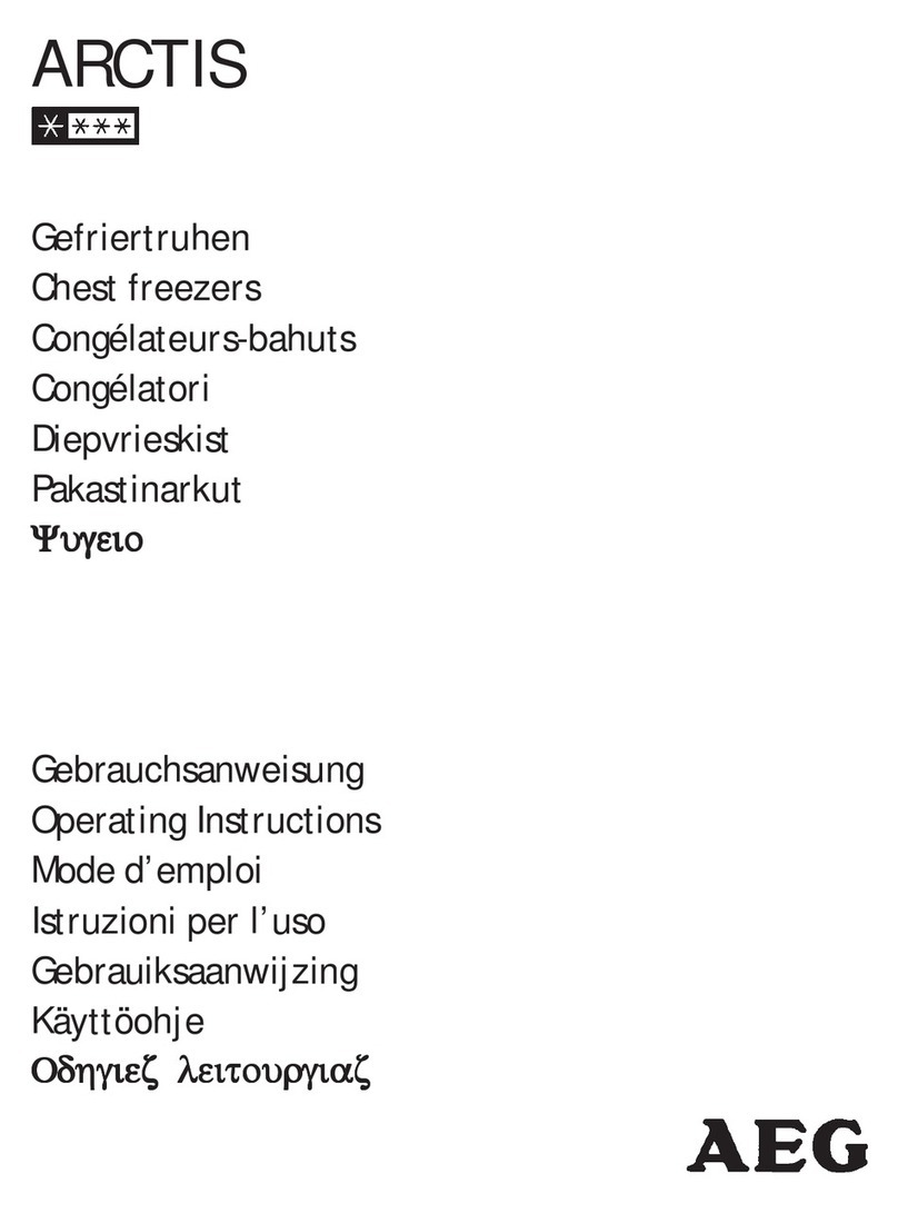 AEG ARCTIS User manual