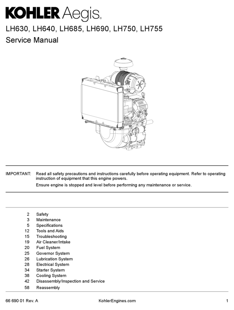 Kohler AEGIS LH630 User manual