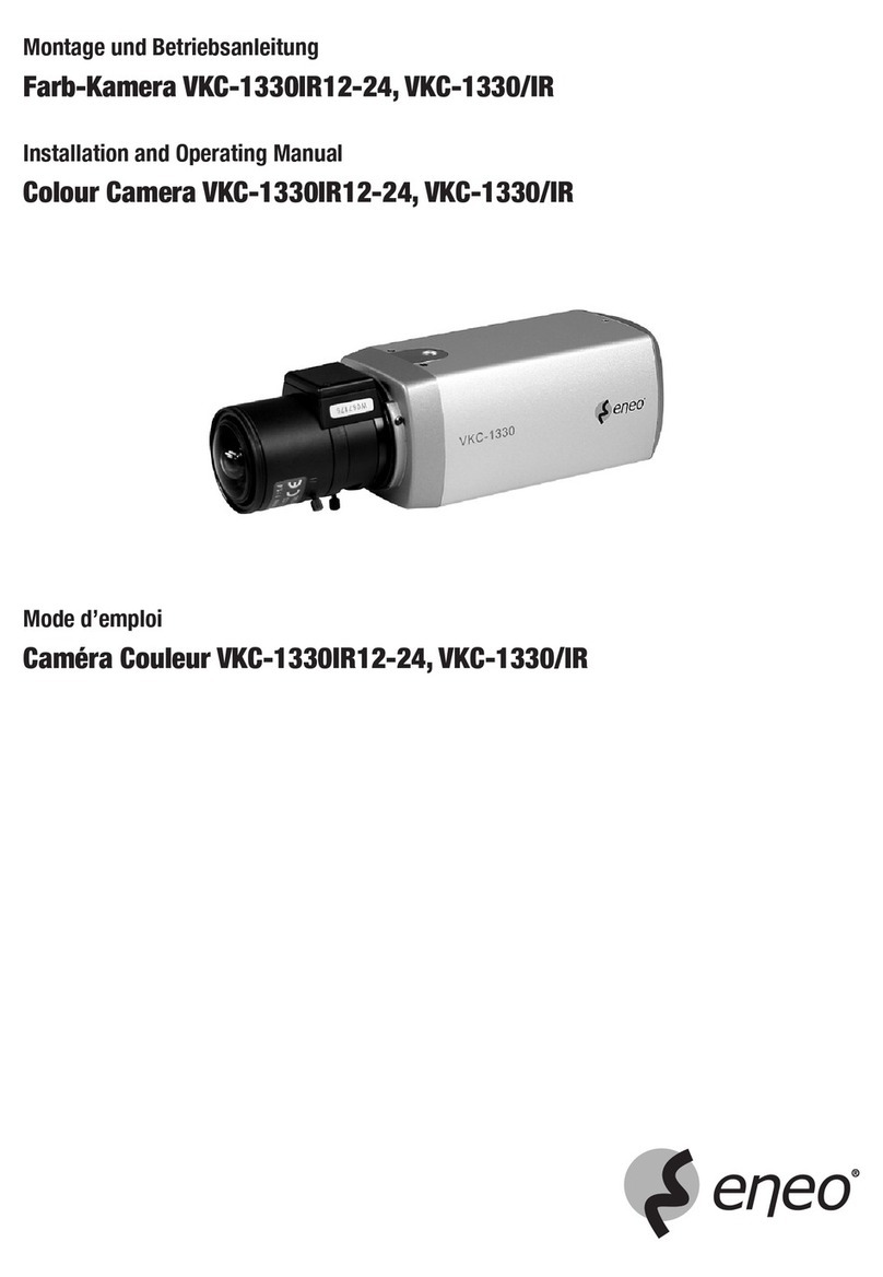 Eneo VKC-1330IR12-24 Installation and operating manual