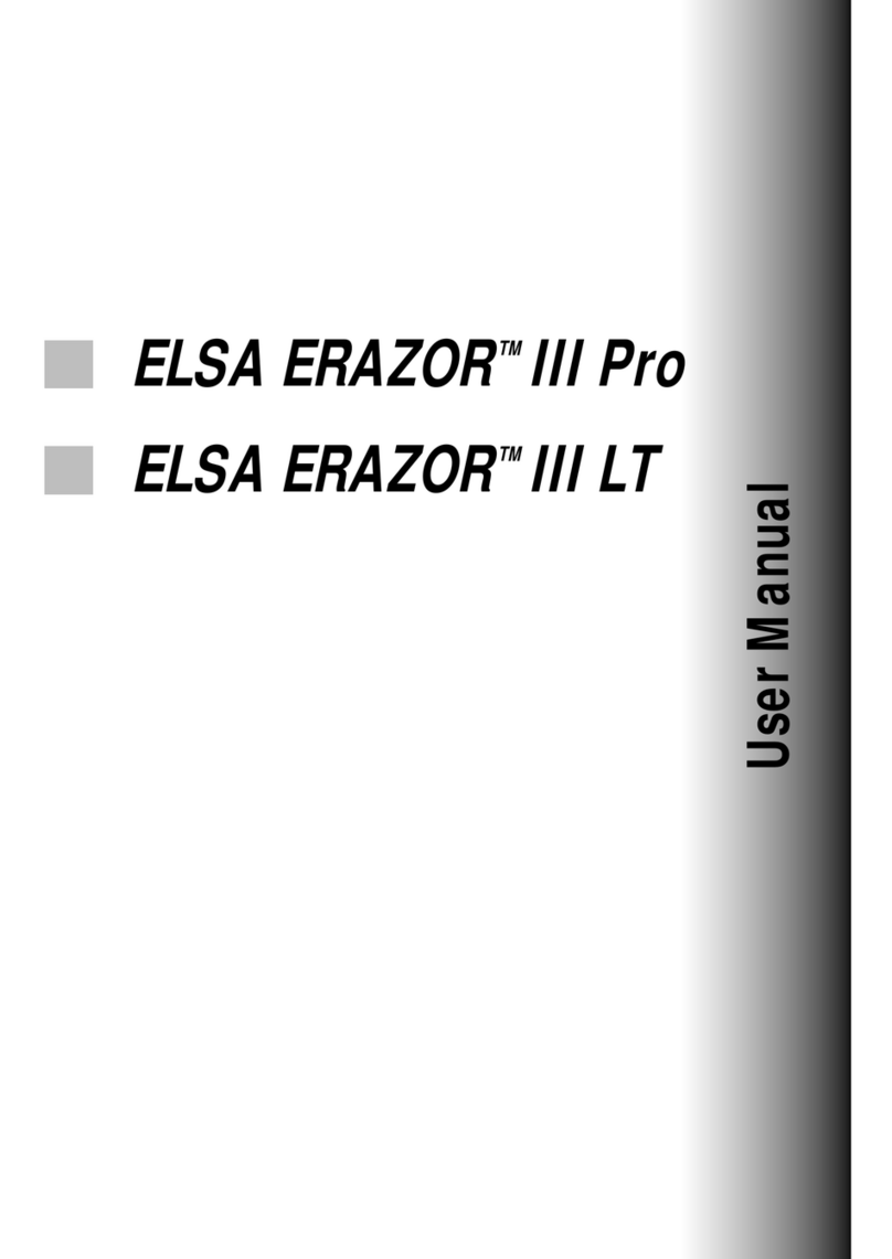 ELSA ERAZOR III LT user manual