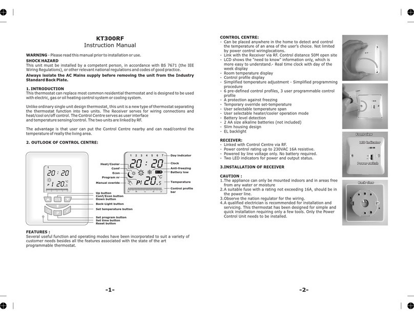 ELRO KT300RF instruction manual
