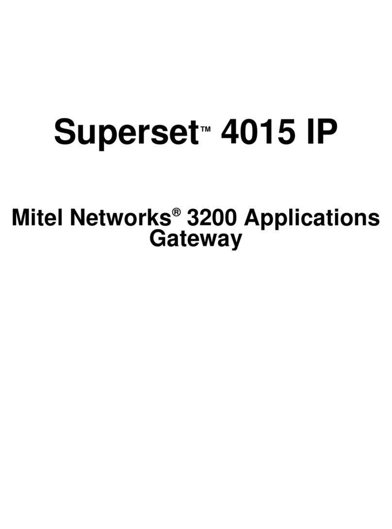 Mitel Superset 4015 IP User manual