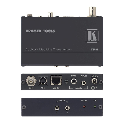 Kramer TOOLS TP-9 User manual