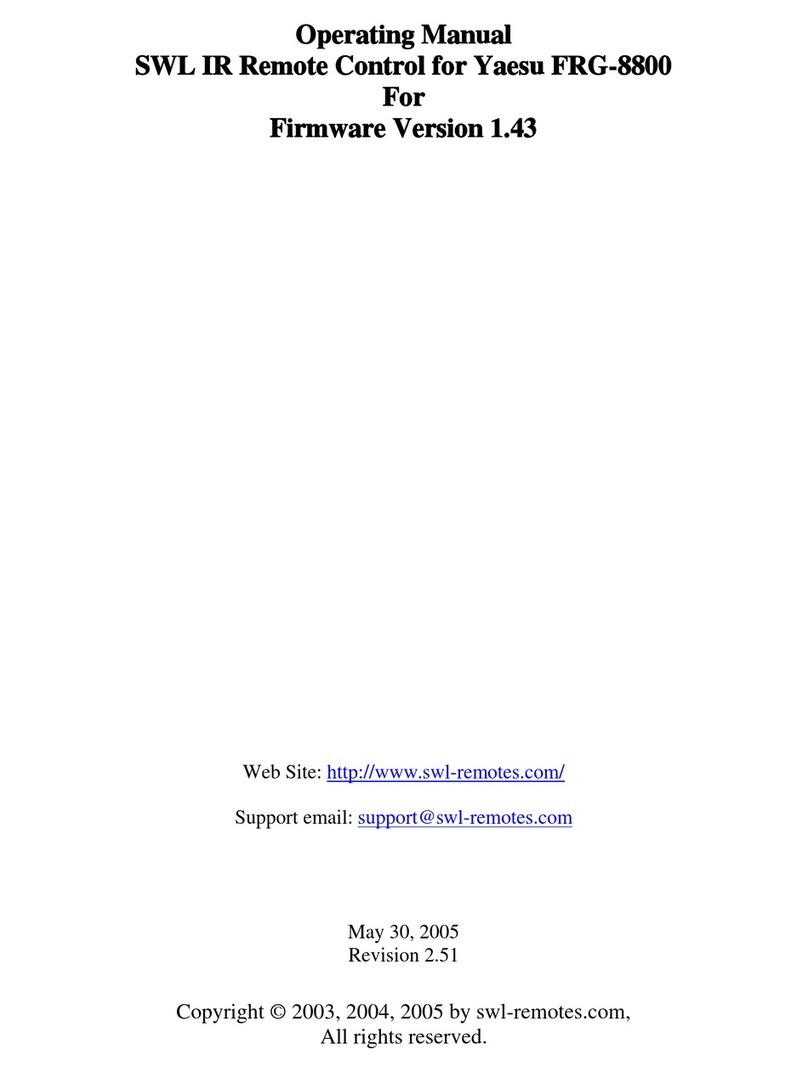 SWL for Yaesu FRG-8800 operating manual
