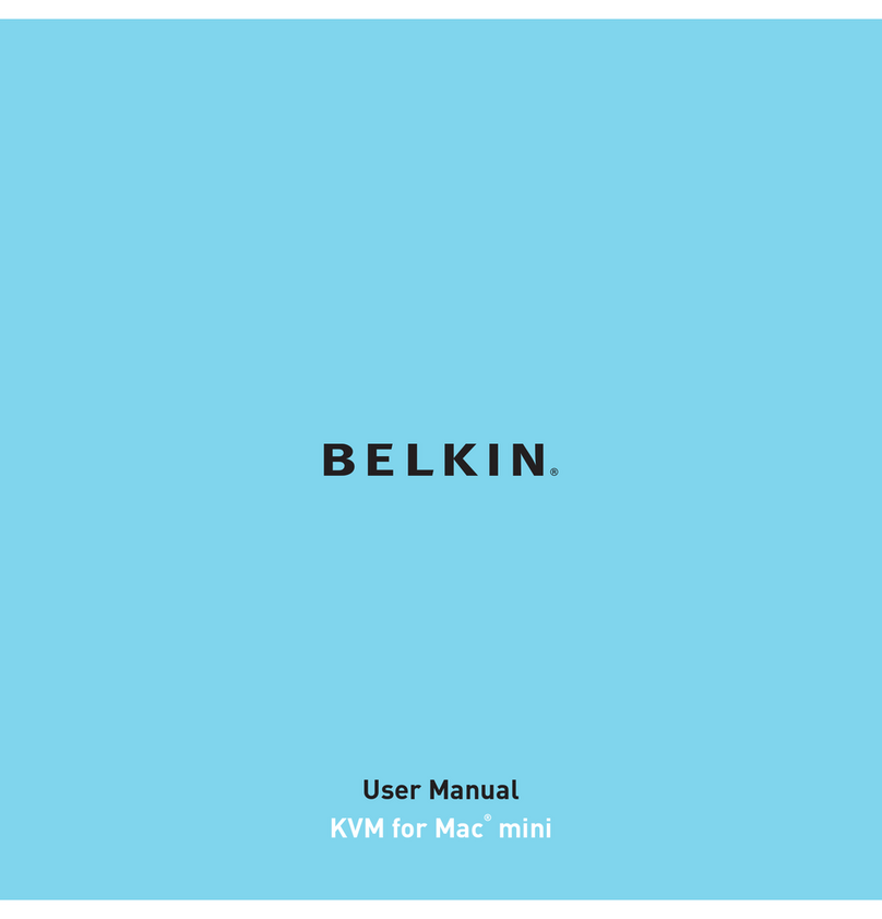Belkin KVM for Mac mini User manual Belkin KVM for Mac mini User manual