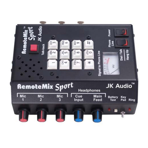 JK Audio RemoteMix Sport user guide