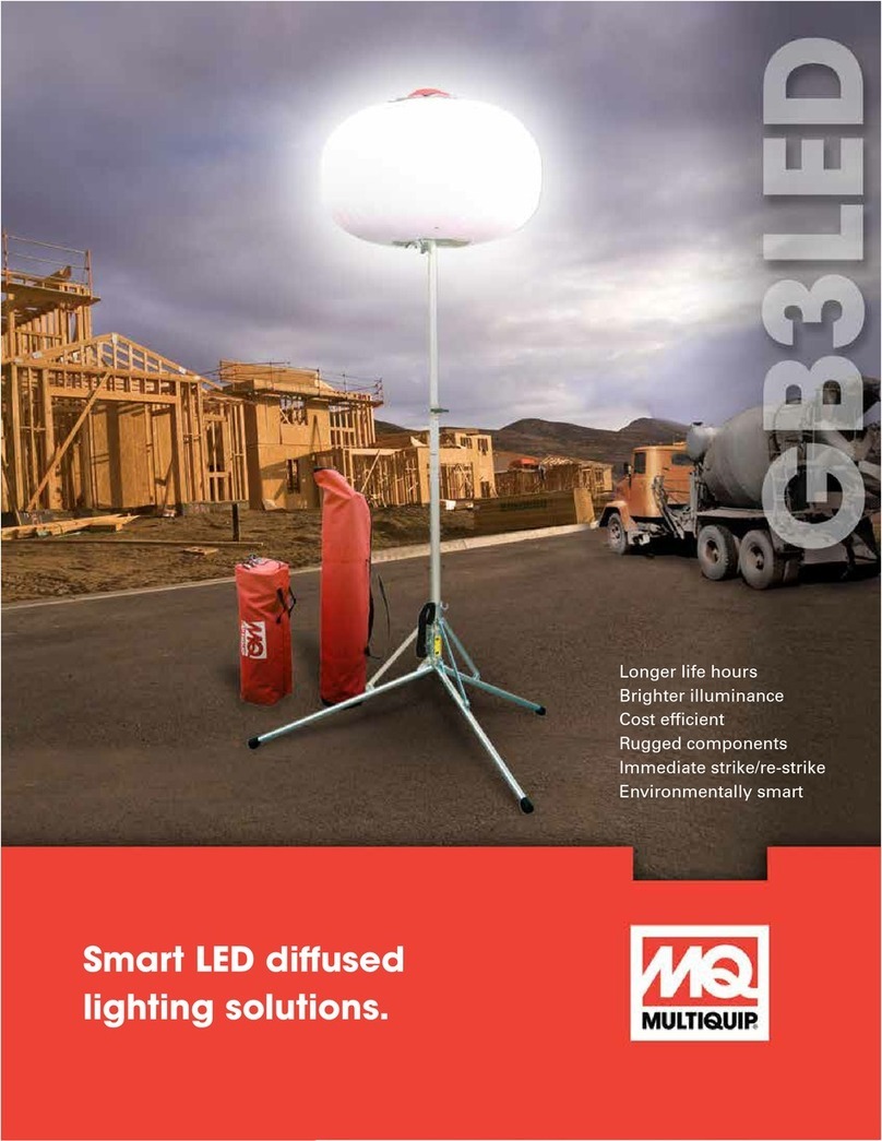 MULTIQUIP GloBug GB3LED Specifications