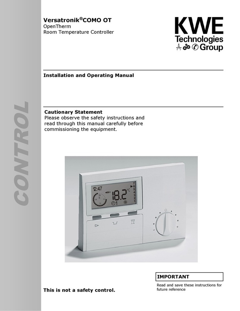 KWE Versatronik COMO OT operating manual