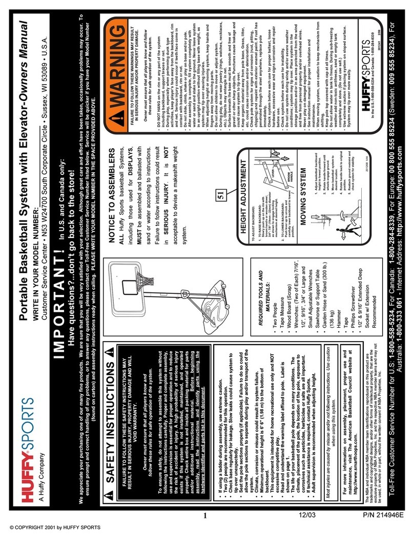 Huffy 214946E owner's manual