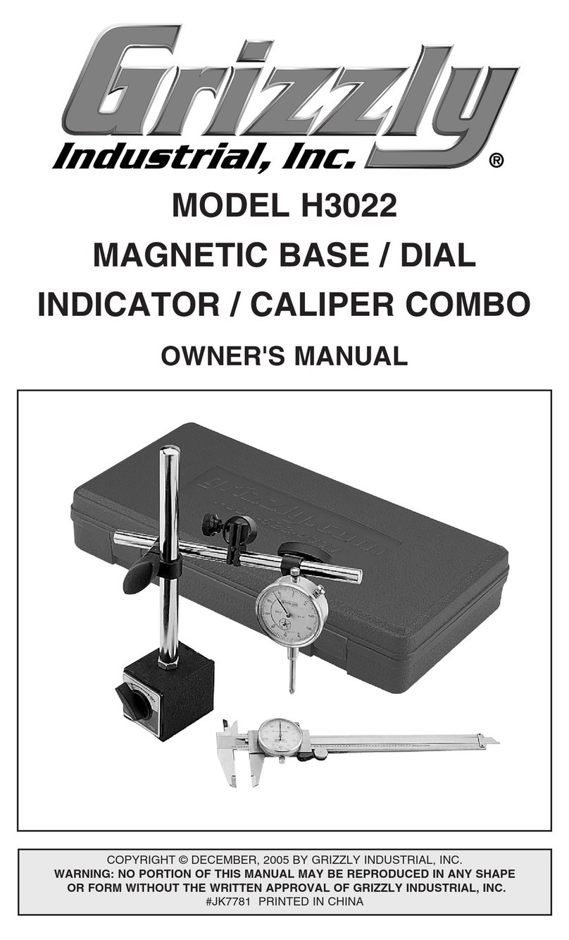 Gryzzly H3022 owner's manual